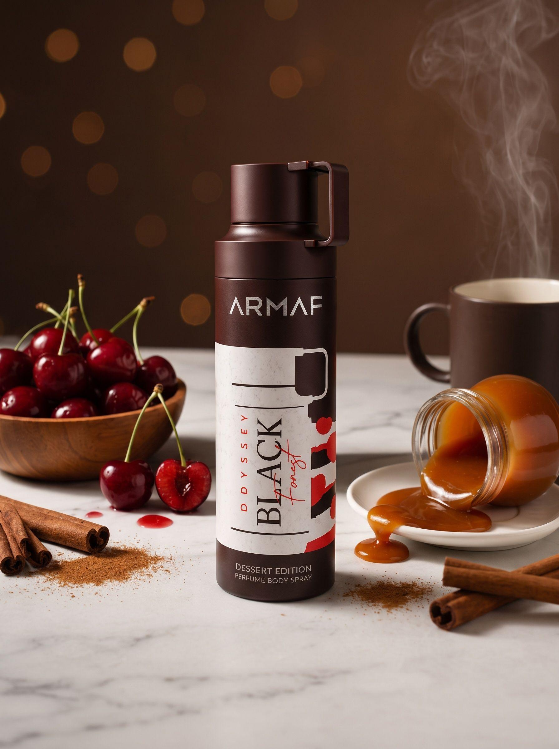 Body Spray Árabe Unisex Armaf Odyssey Black Forest 200 ml -1