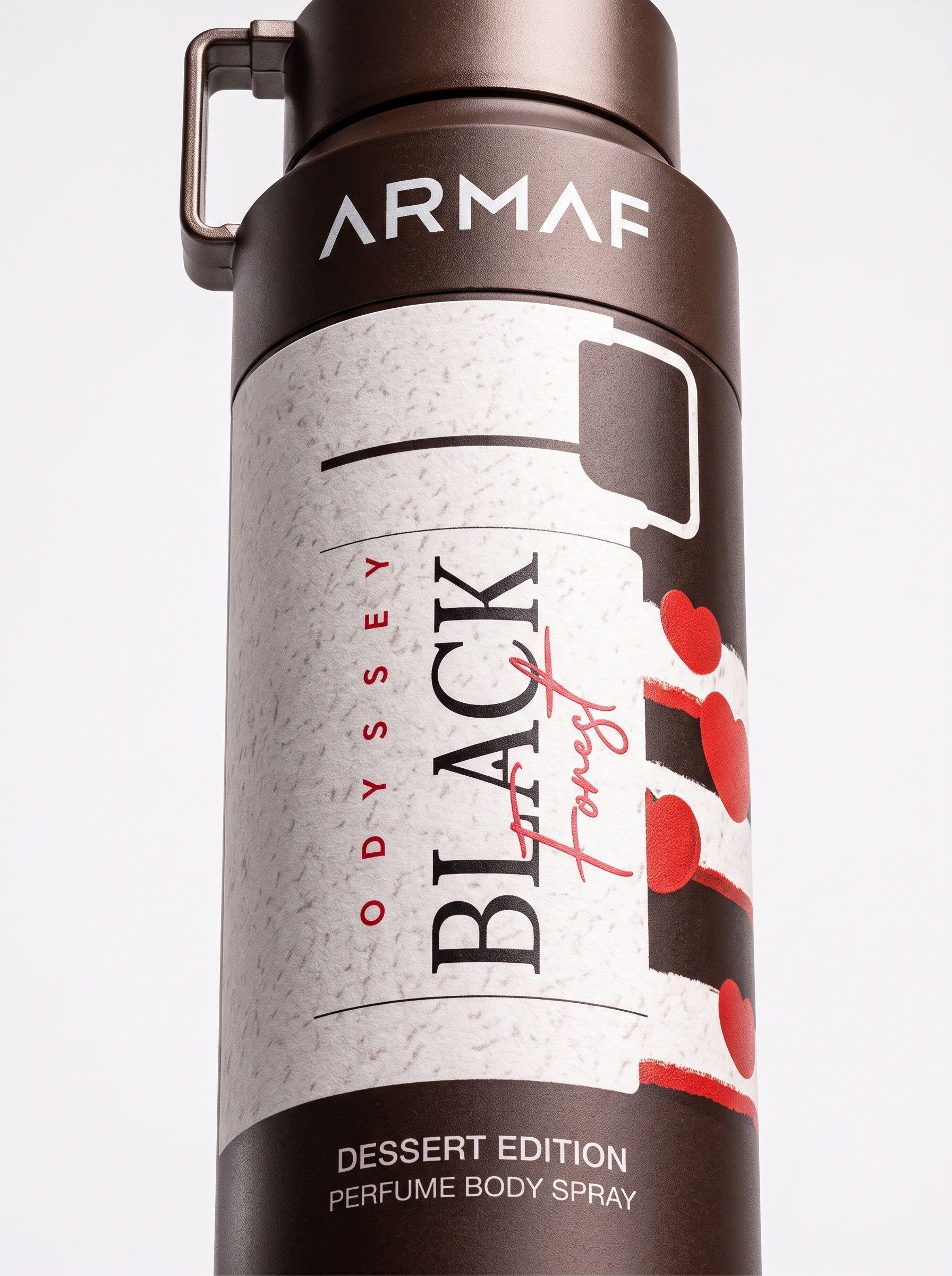 Body Spray Árabe Unisex Armaf Odyssey Black Forest 200 ml -2