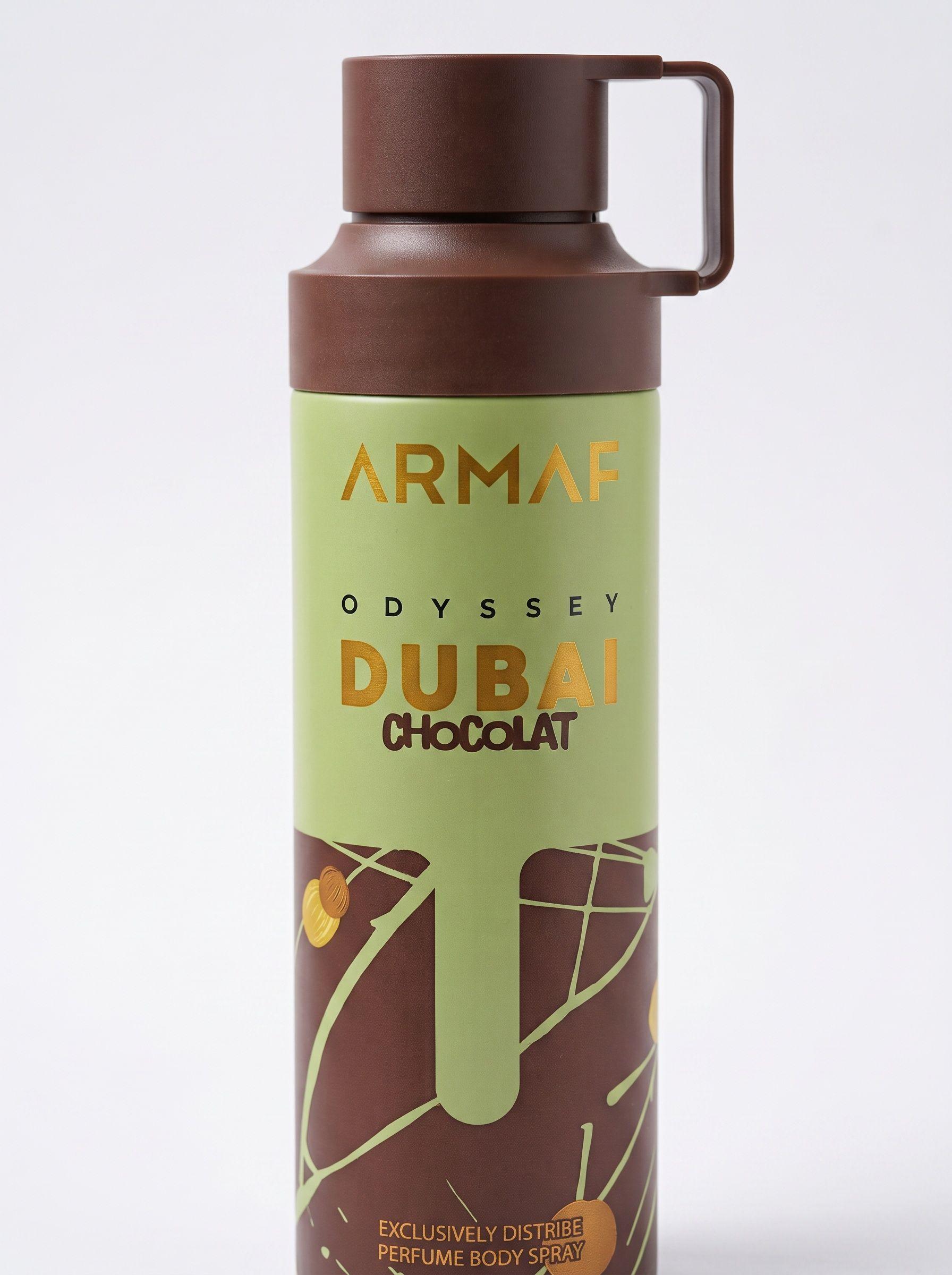 Body Spray Árabe Unisex Armaf Odyssey Dubai Chocolat 200 ml -2