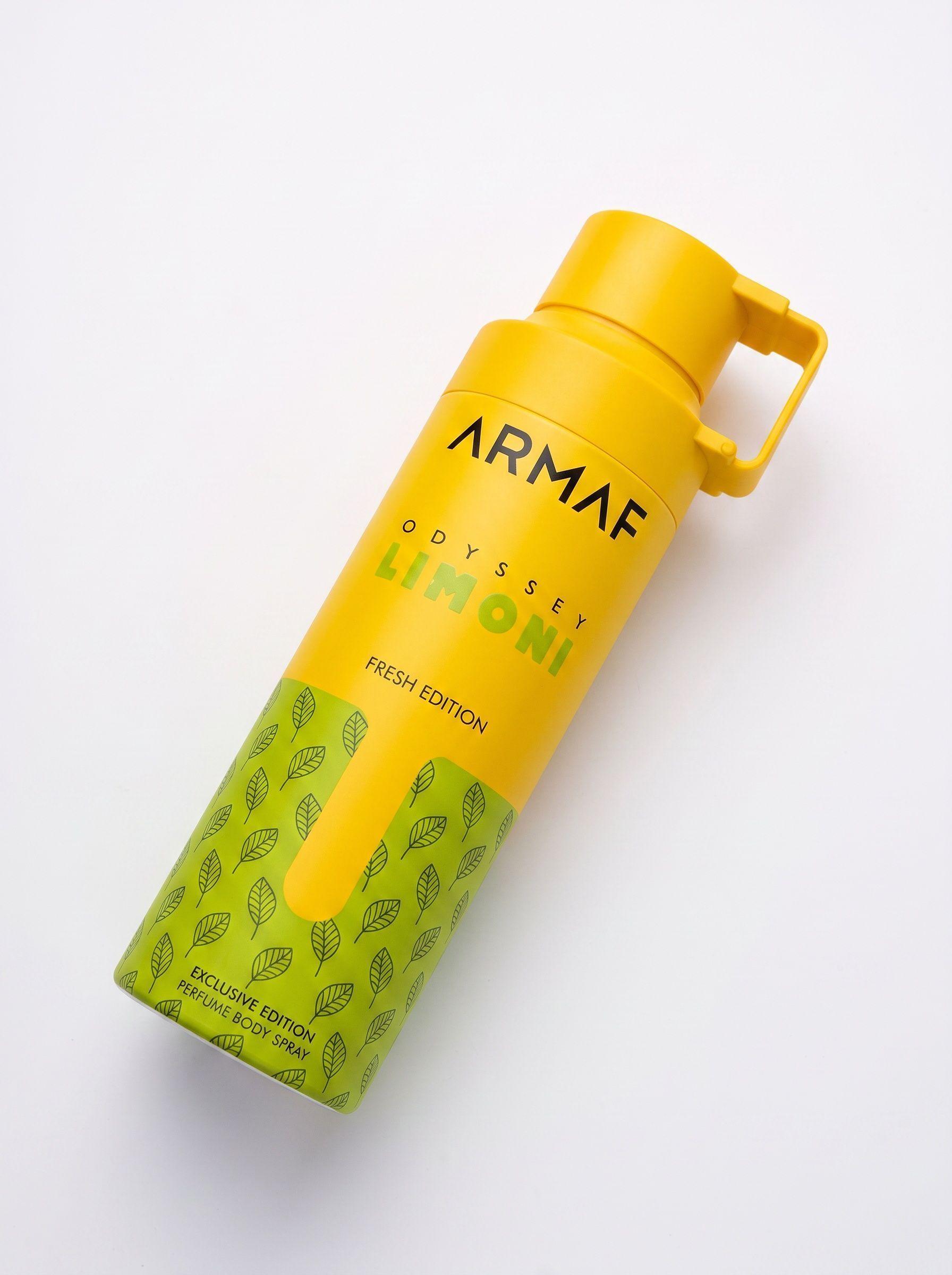 Body Spray Árabe Unisex Armaf Odyssey Limoni Fresh Edition 200 ML -1