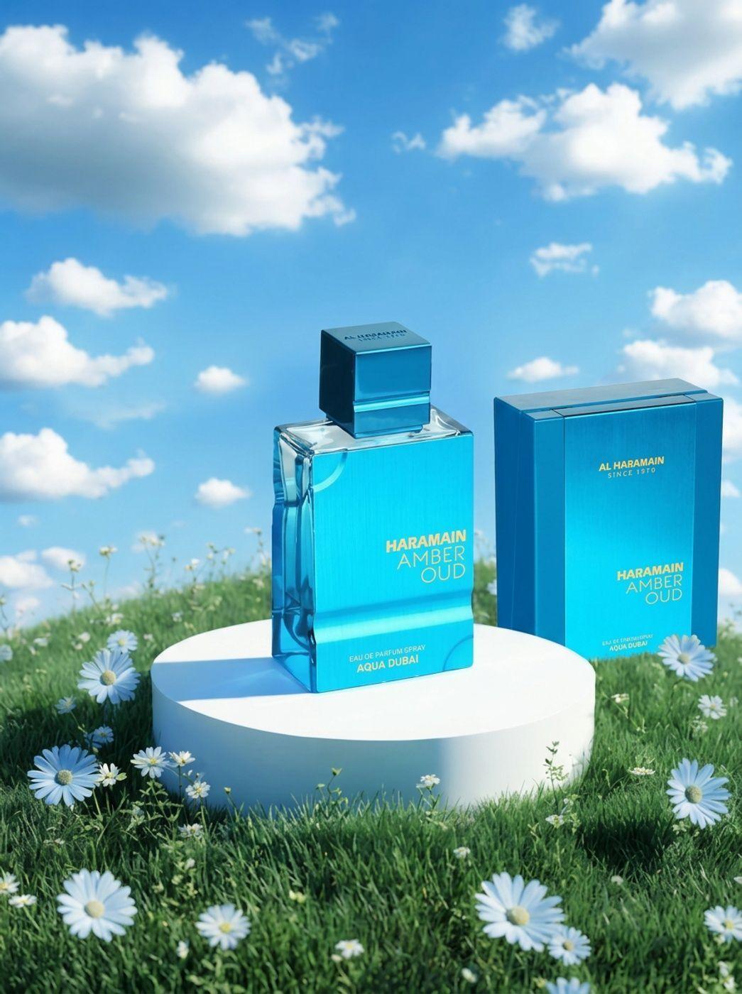 Perfume Árabe Hombre Al Haramain Amber Oud Aqua Dubai Extrait De Parfum 100 ML-4
