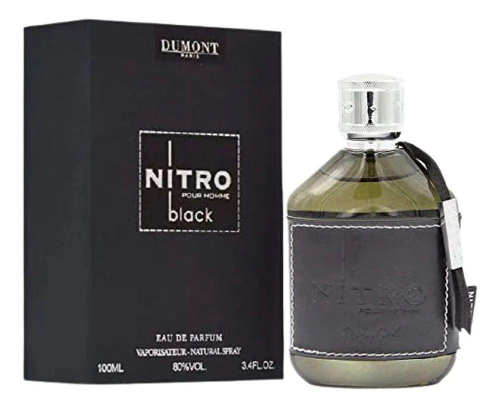 Perfume Árabe Hombre Dumont Nitro Black Pour Homme EDP 100 ML -1