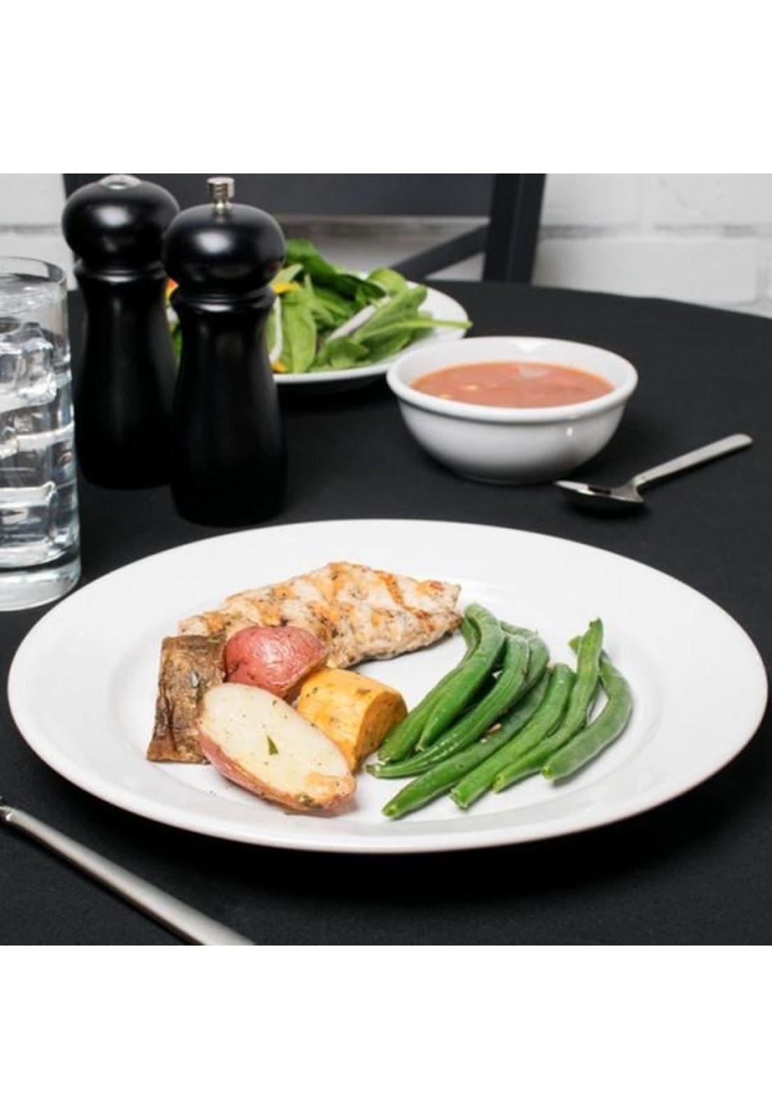 SET DE 6 PLATO BORDE ANCHO PORCELANA 27 CM LINEA PADUA-4