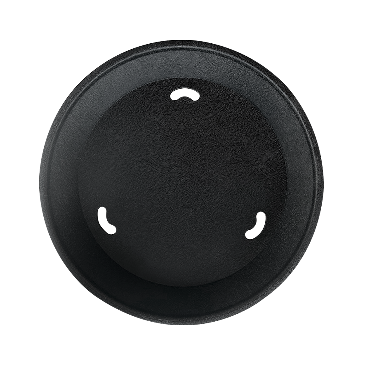 CANASTILLO REDONDO POLIPROPILENO NEGRO 30.5XH4.5 CM-2