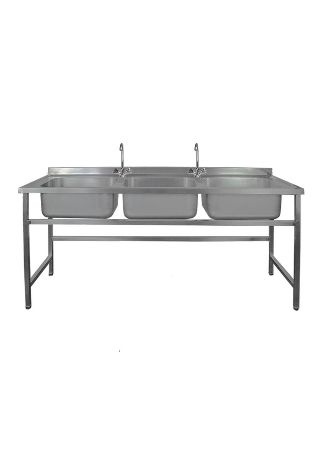 LAVADERO MURAL 3 TAZAS MED. 180 x 60 x 85 cms.-0