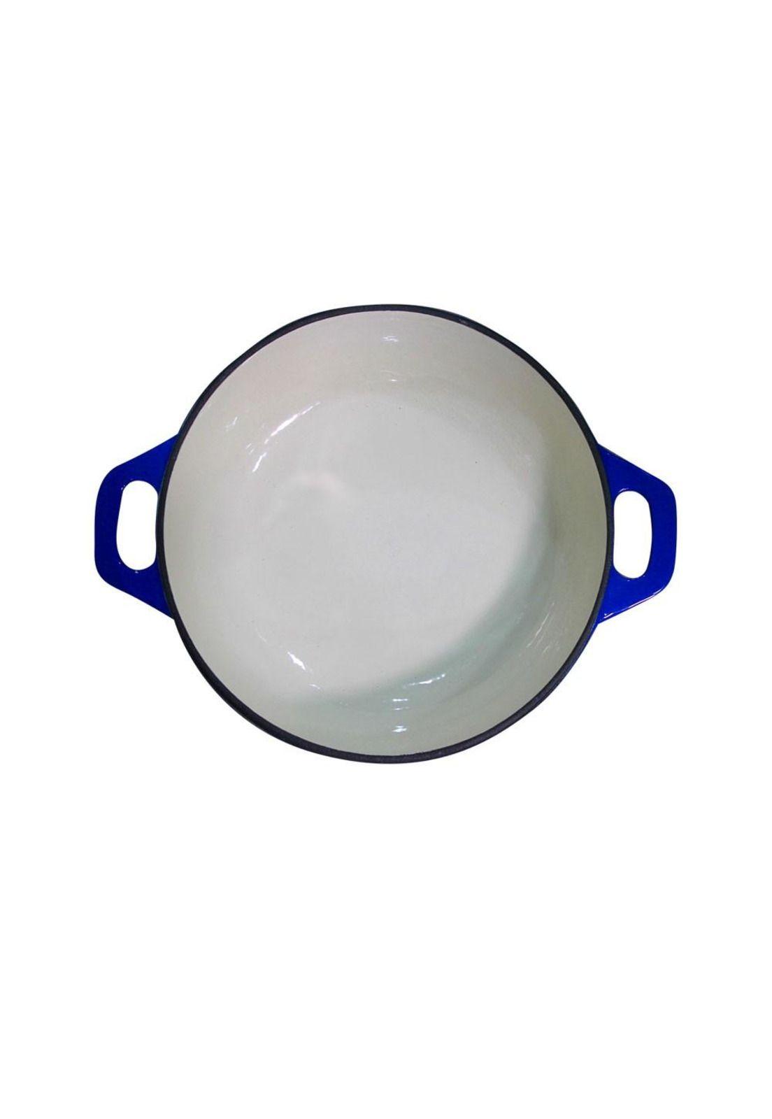 OLLA HIERRO FUNDIDO AZUL 30 X 9 CM-4