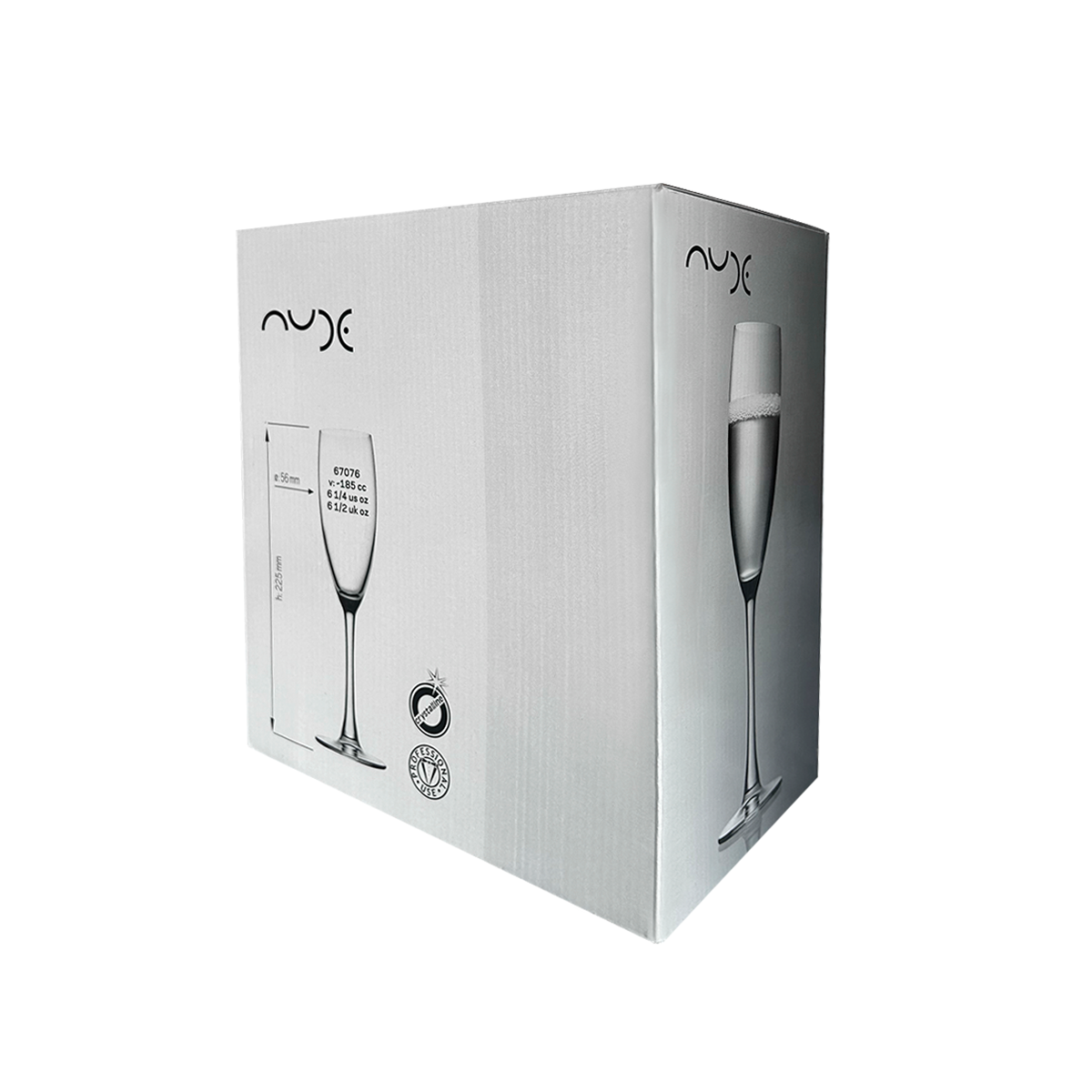 SET 6 COPAS CHAMPAGNE CRISTAL 185 CC. LINEA RESERVA-3