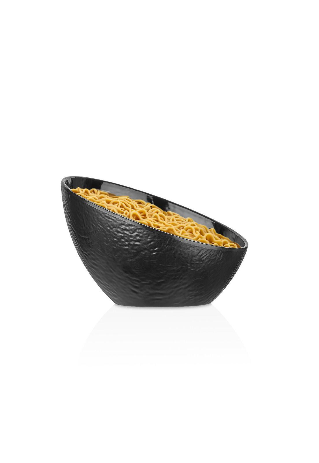 BOWL MELAMINA BORDE CASCADA NEGRO 16 X 16.5 CM LINEA TILDA-2