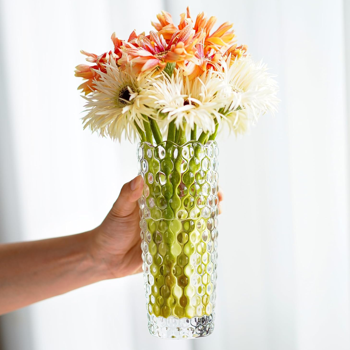 FLORERO VIDRIO PANAL 20 CM-3