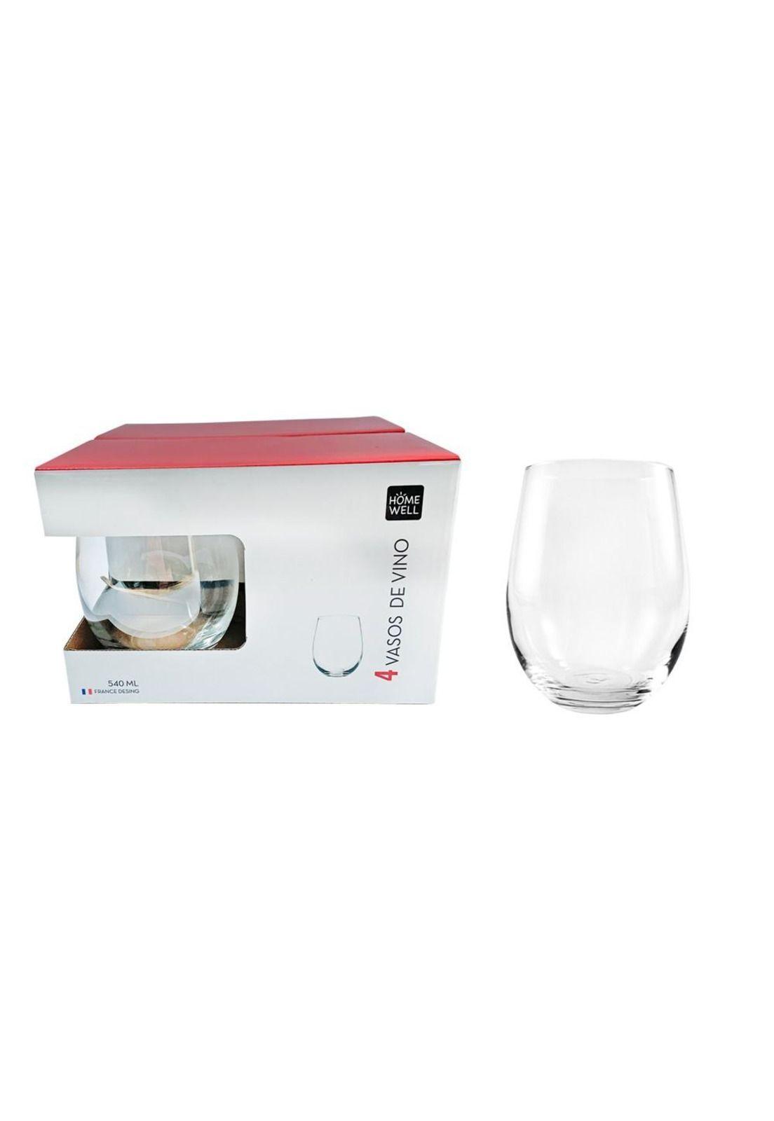 SET 4 VASOS VINO VIDRIO 540 ML-2