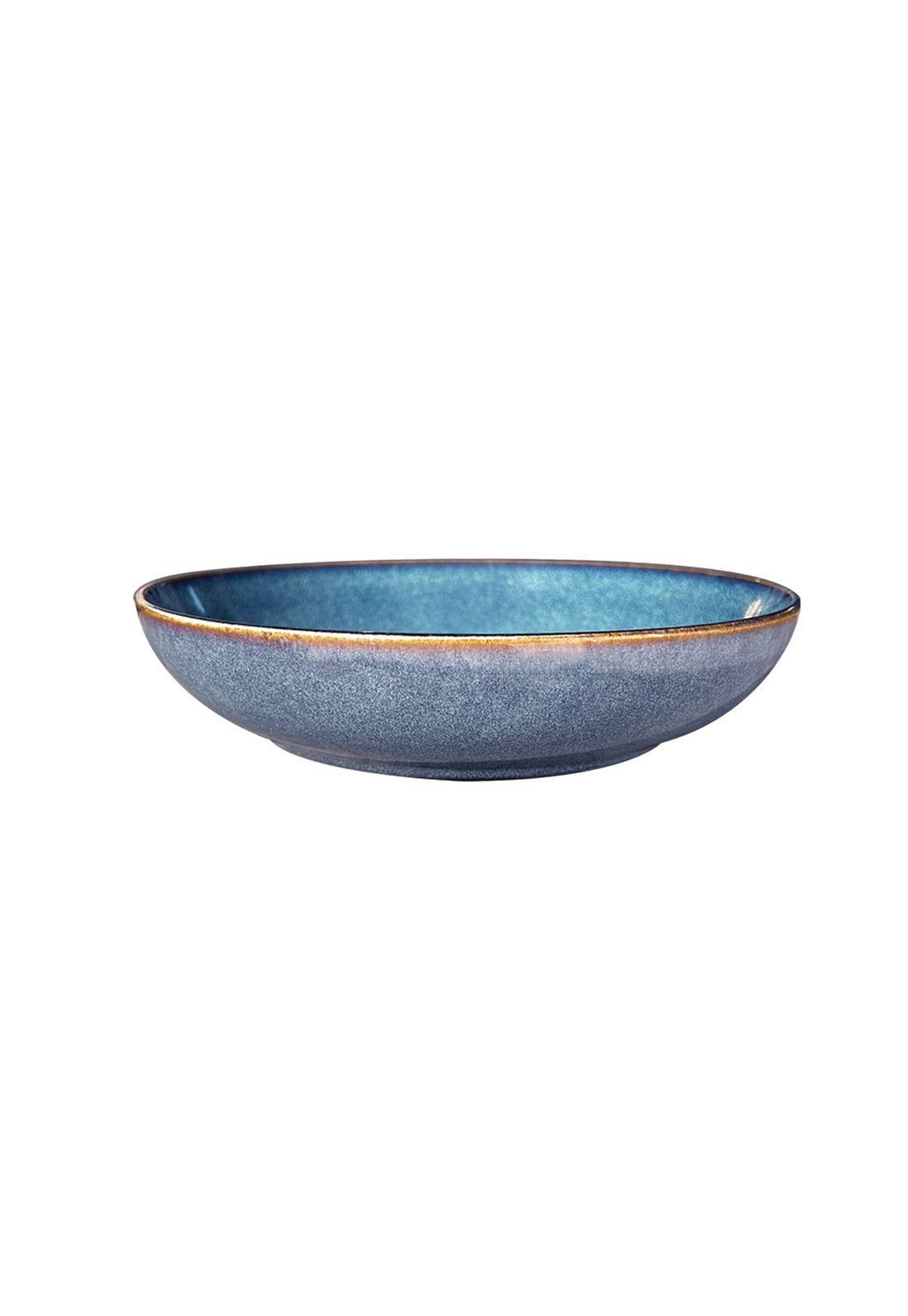 Set 6 Bowl Redondo Ceramica 22X4.5 Cm Gris Linea Efes-0