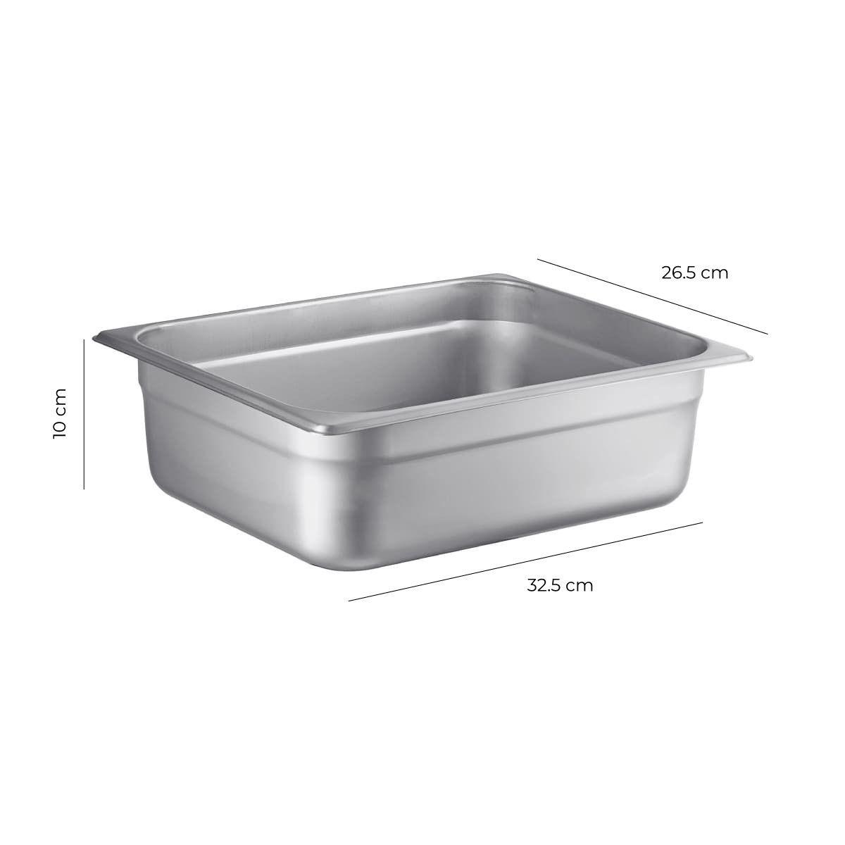 CONTENEDOR GASTRONOMICO ACERO INOXIDABLE GN 1/2X10 CM-5