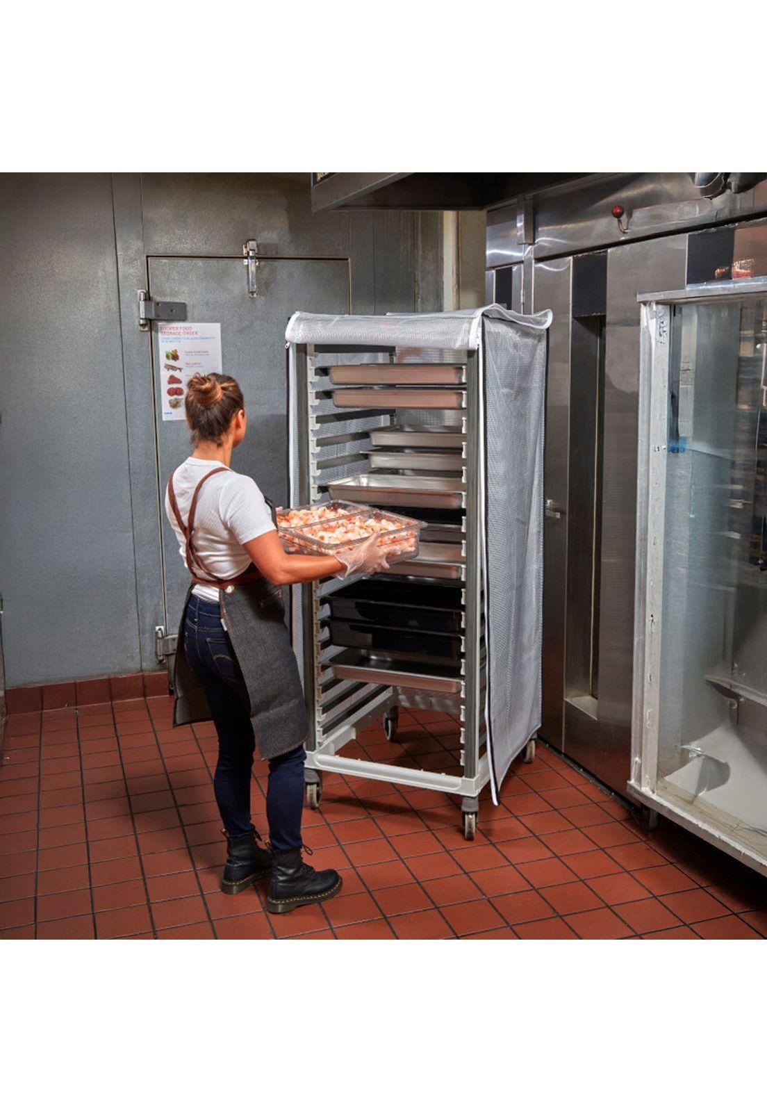 Carro Gn 2/1 Serie Camshelving 4 Ruedas Con Freno-3