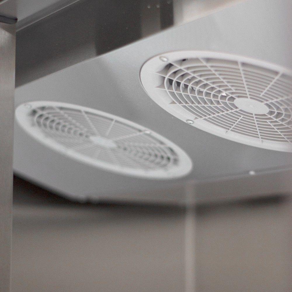 REFRIGERADOR ACERO INOXIDABLE 2 PUERTAS DE VIDRIO 1300 LITROS-3