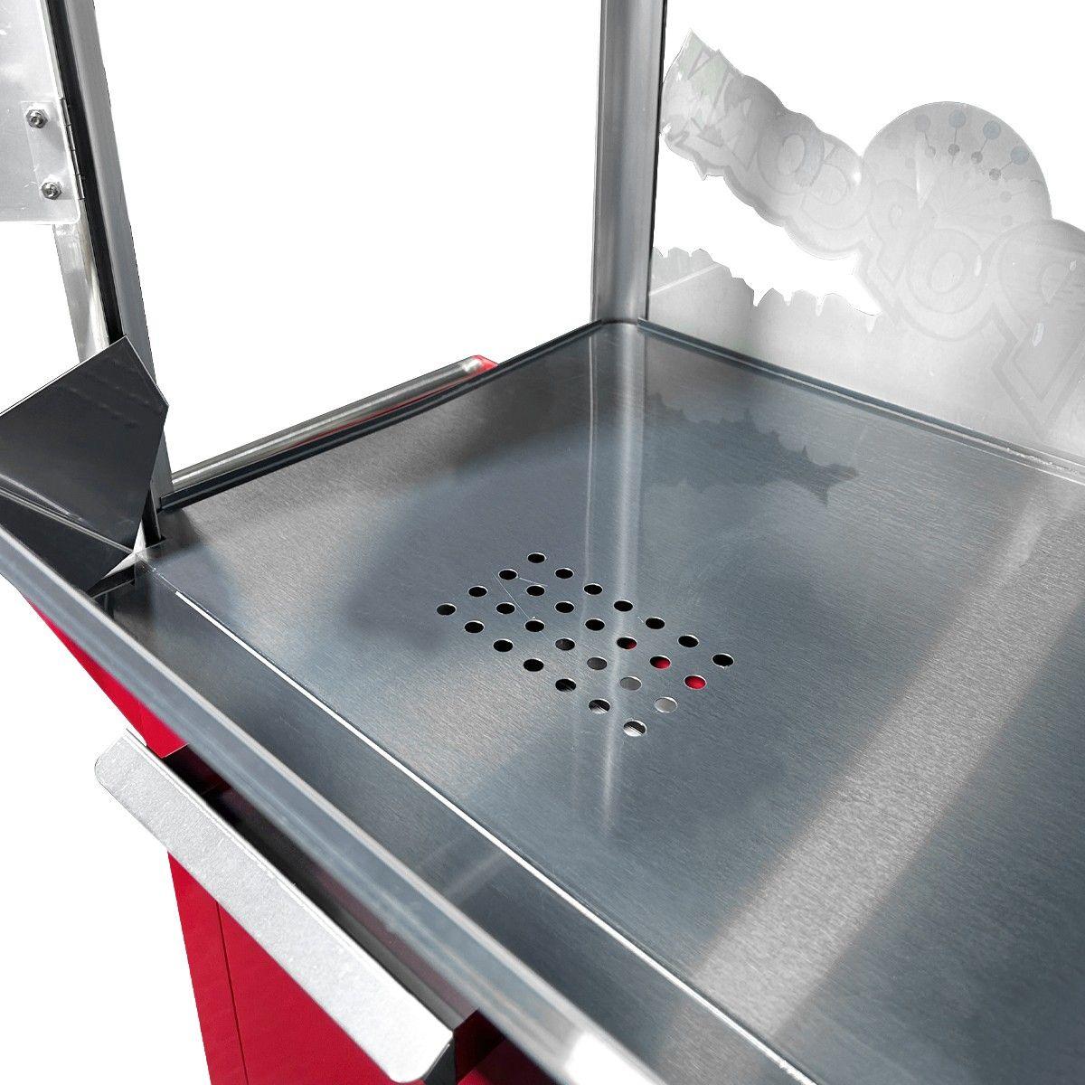 MÁQUINA DE CABRITAS/POPCORN CON CARRO VOLTER-6