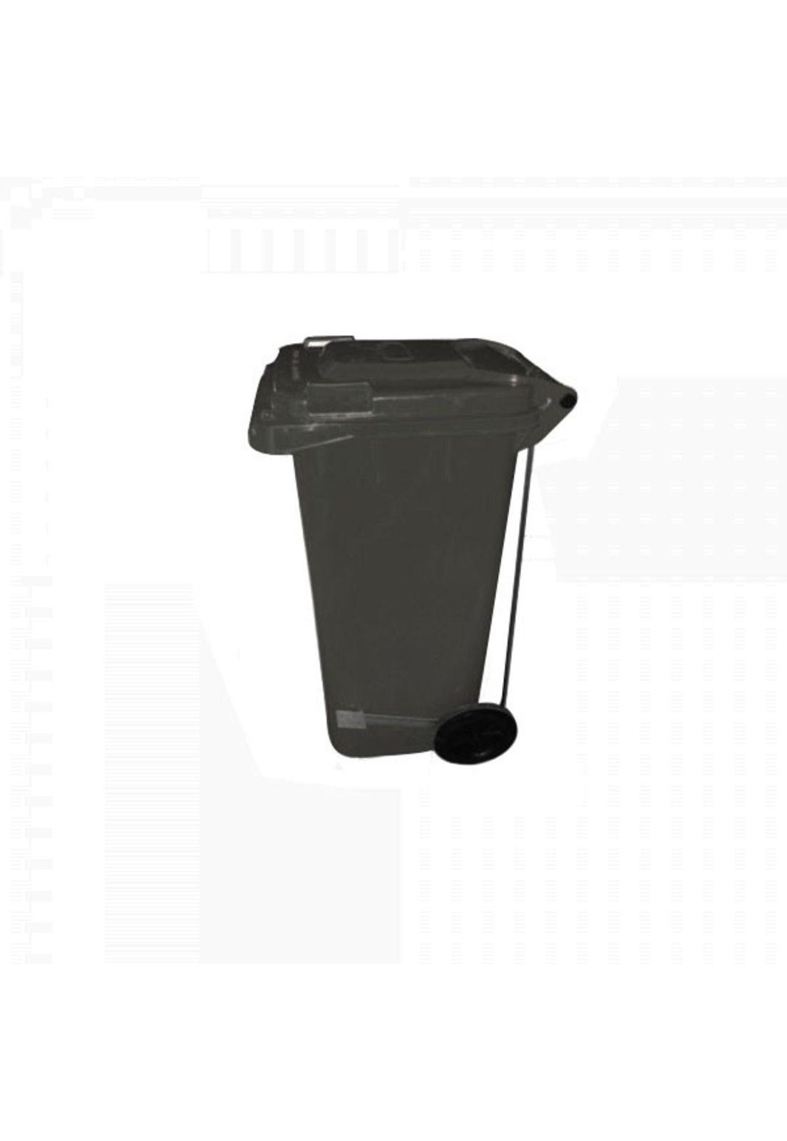BASURERO CON PEDAL 120lts COLOR GRIS OSCURO-0