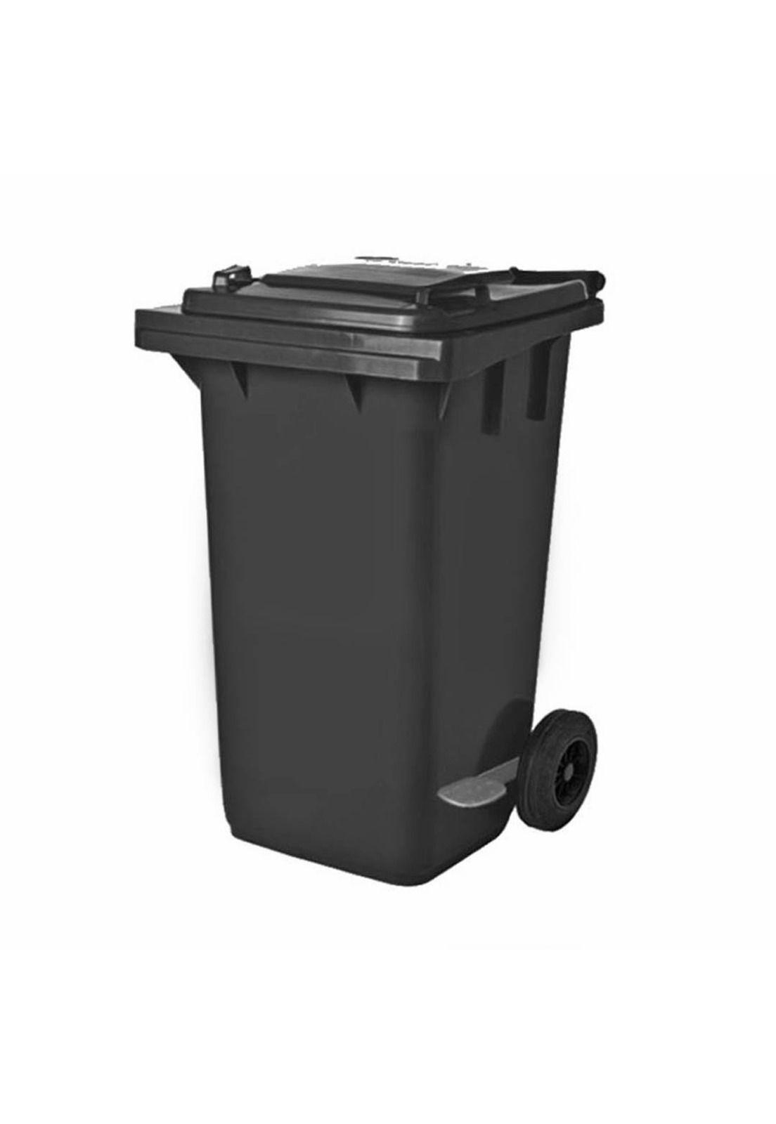 BASURERO CON PEDAL 120lts COLOR GRIS OSCURO-1