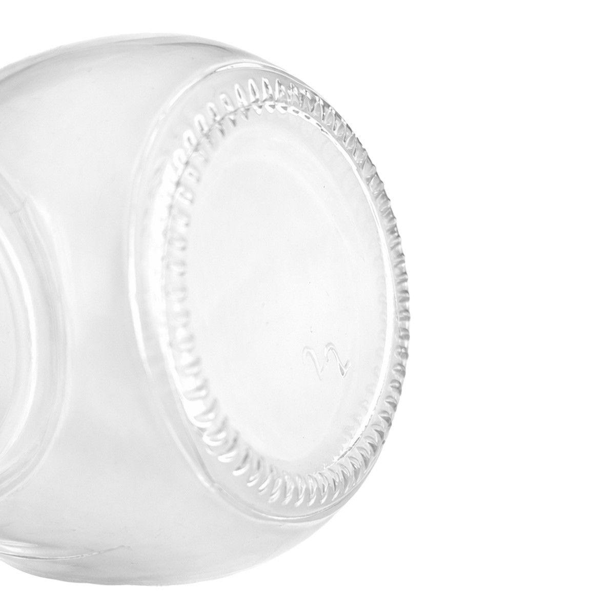 PACK DE 6 FRASCO DE VIDRIO 100CC TAPA HERMÉTICA PLASTICA-6