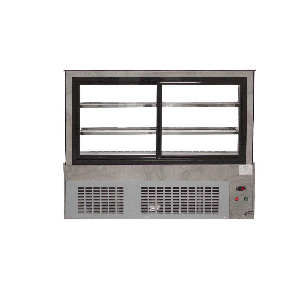 VITRINA PASTELERA RECTA 120 CM MODELO CS-1200R2 NORKALT-3