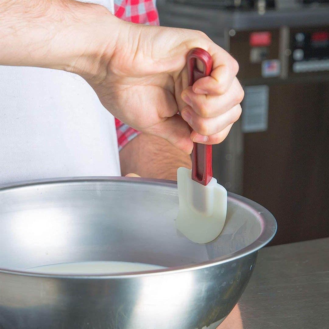 ESPATULA MEZQUINO RASPADOR DE MASAS DE SILICONA PROFESIONAL 42CM-2