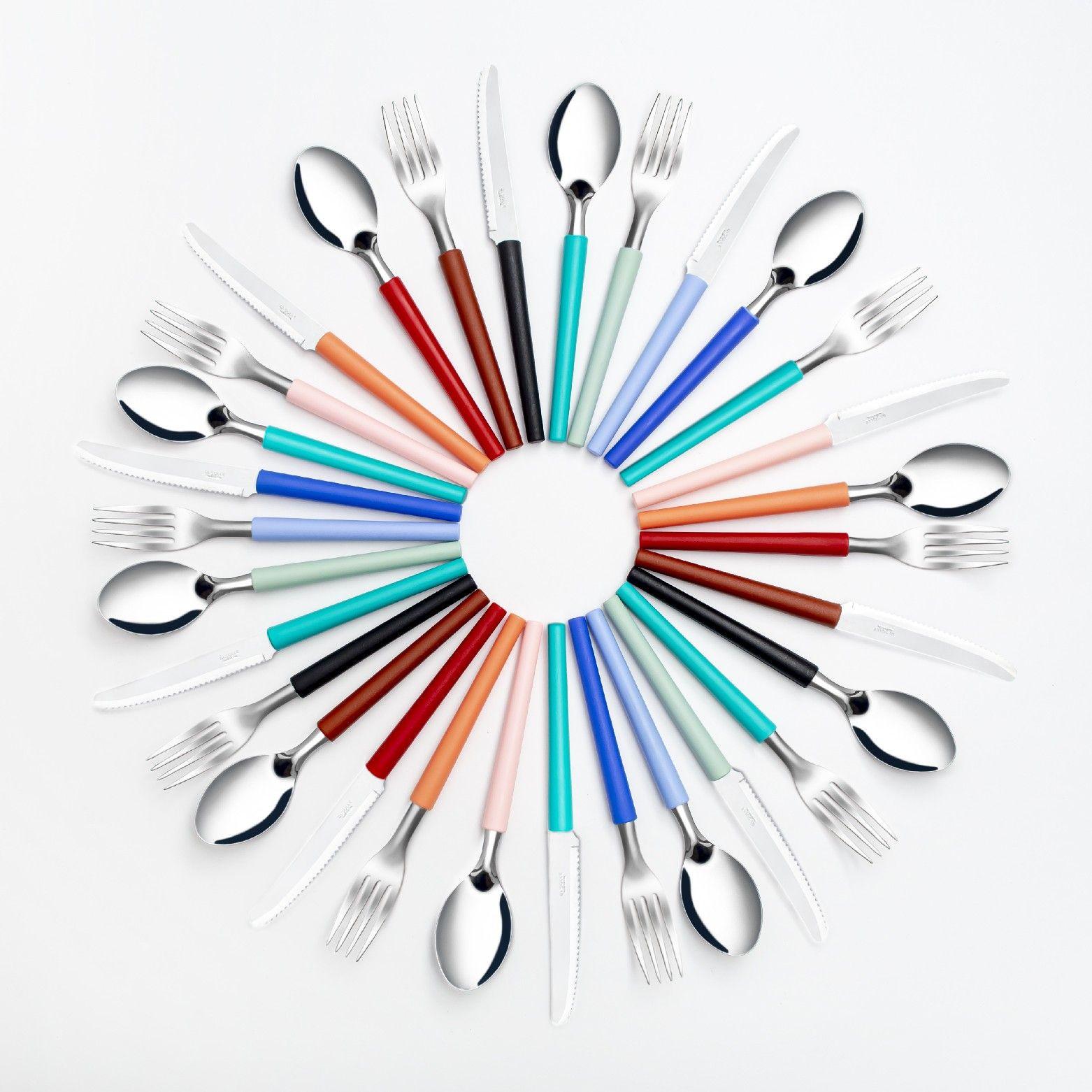 PACK CUBIERTOS 24 PIEZAS NEGRA-5