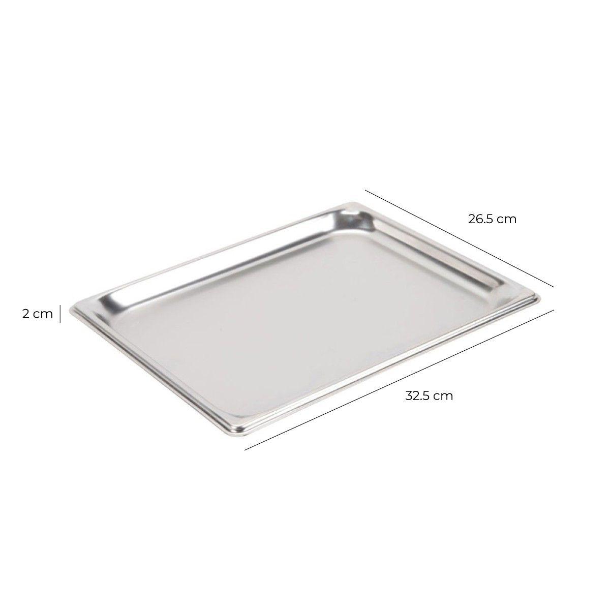 CONTENEDOR GASTRONOMICO ACERO INOXIDABLE GN 1/2 X 2 CM-7