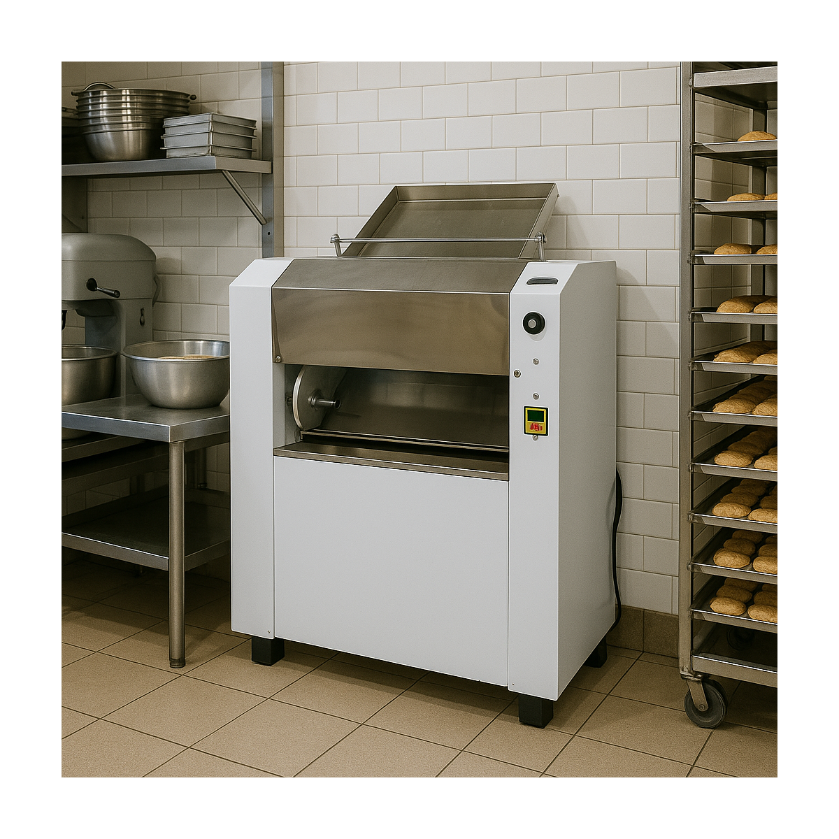 Sobadora De Masa Profesional 50 Cm Volter-4