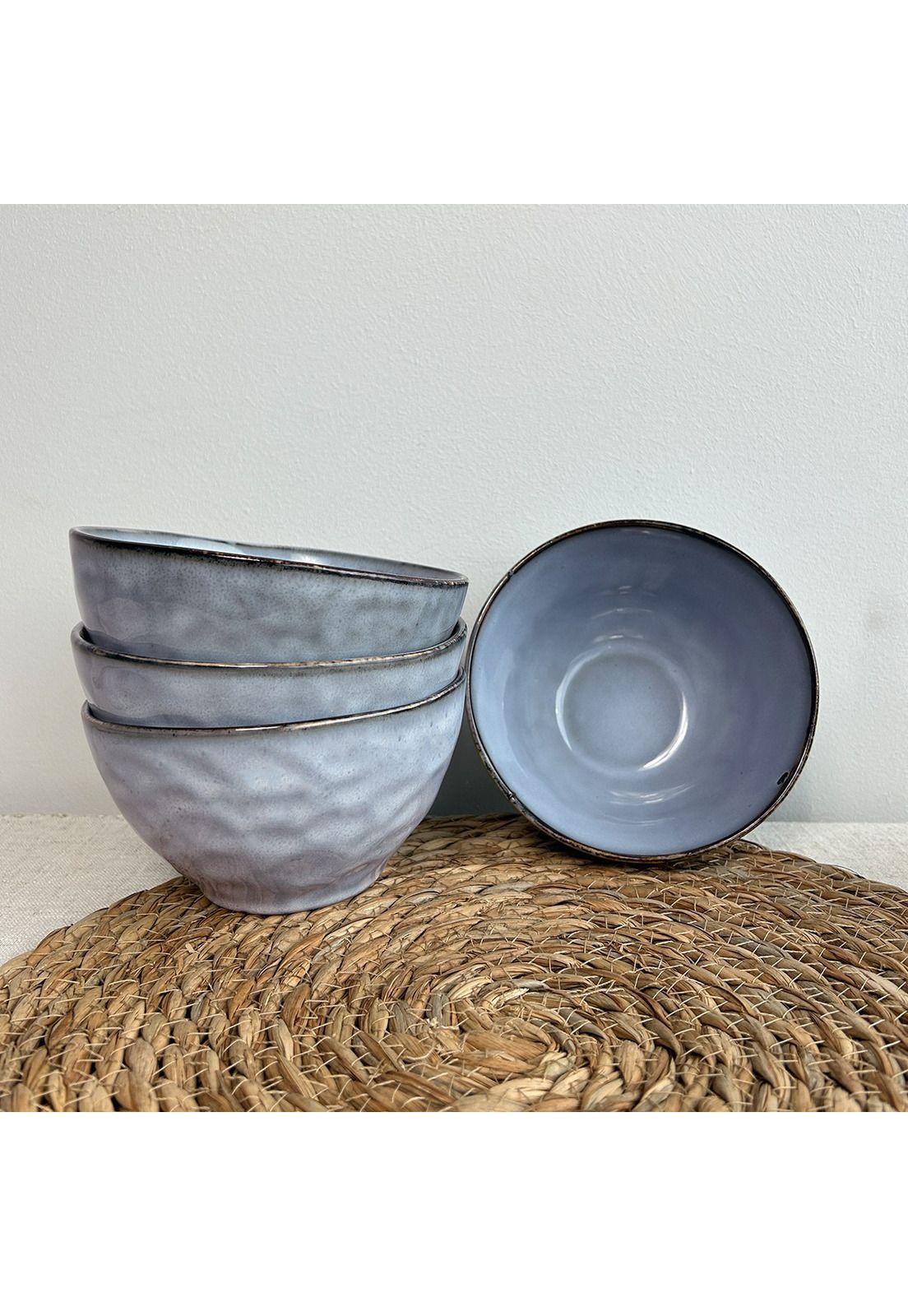 Set De 6 Bowl Redondo Ceramica 14 X8 Cm Linea Terra-4