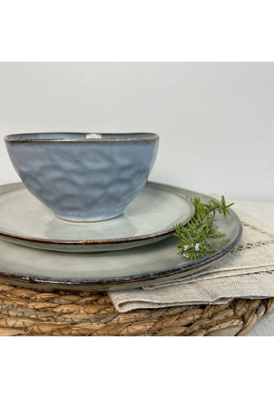 Set De 6 Bowl Redondo Ceramica 14 X8 Cm Linea Terra-5