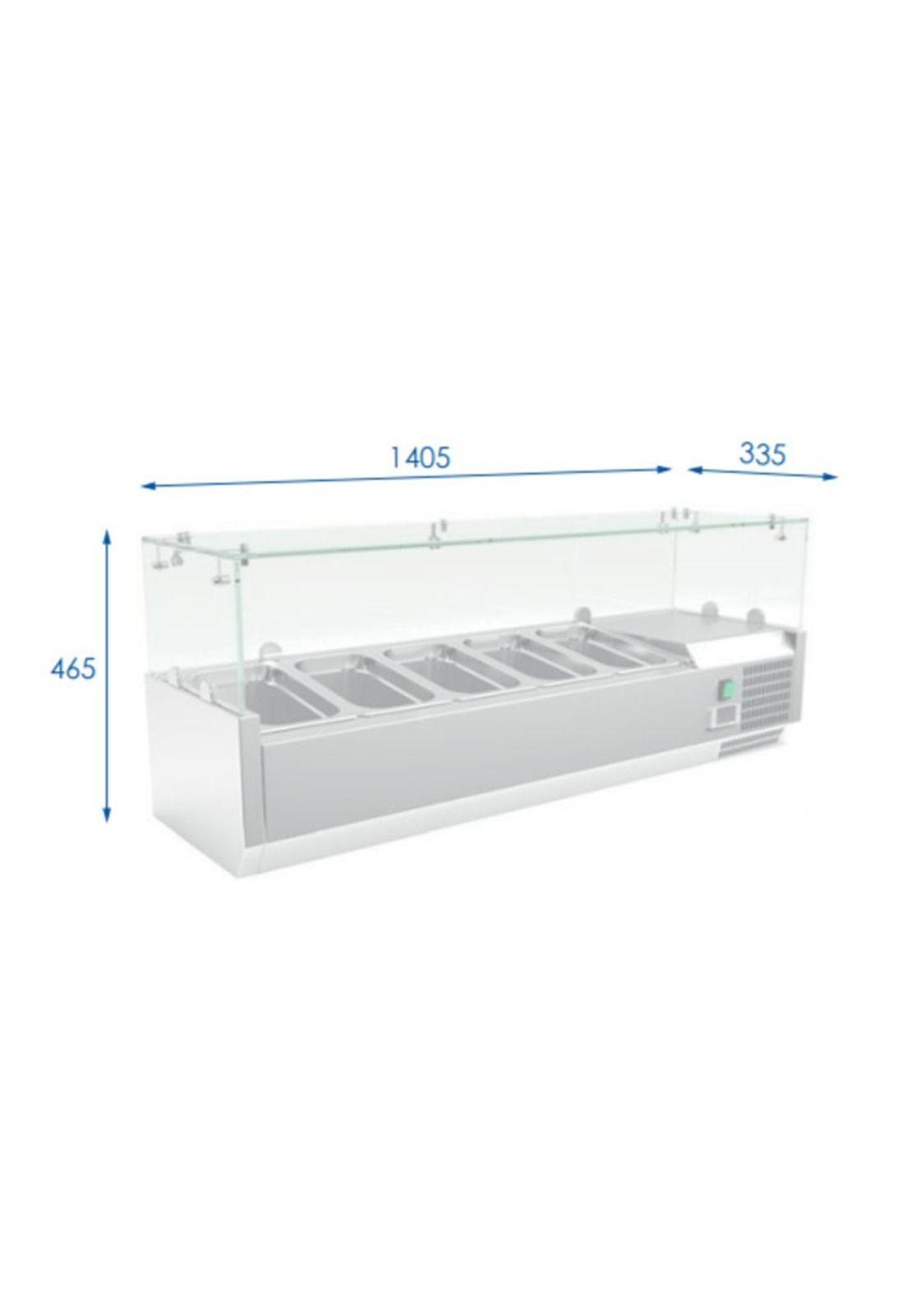 VITRINA PREPARACIÓN VRX1400-2