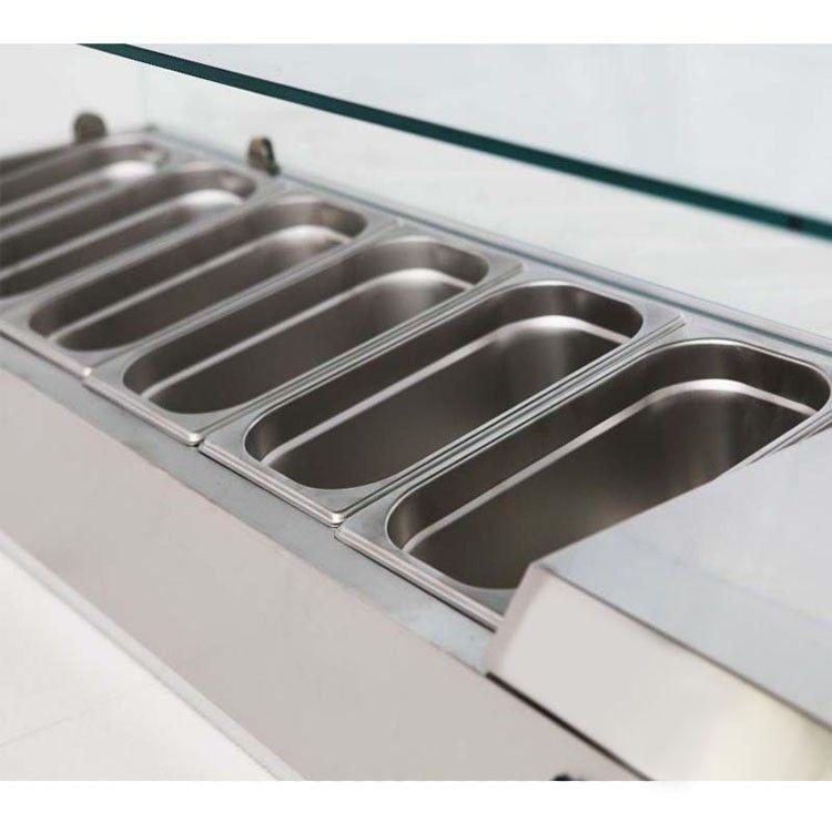 VITRINA PREPARACIÓN REFRIGERADA SOBREMESA 140 CM NORKALT-2