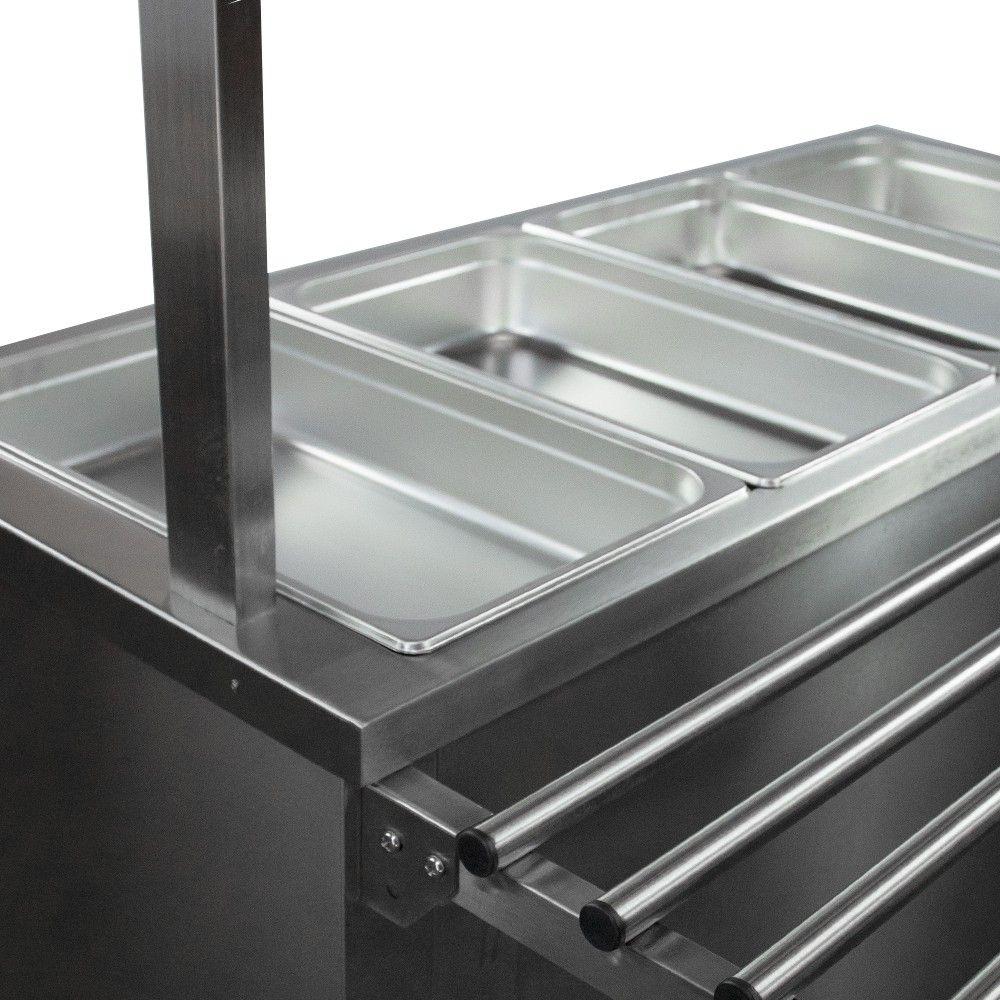 BAÑO MARIA ELECTRICO IMAS 4CONTENEDORES GN 143*60*145 CM.-2