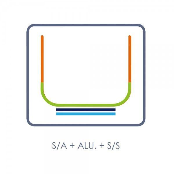 Cazo Alto Acero Inoxidable Con Tapa Y Fondo Difusor 2 Litros-4