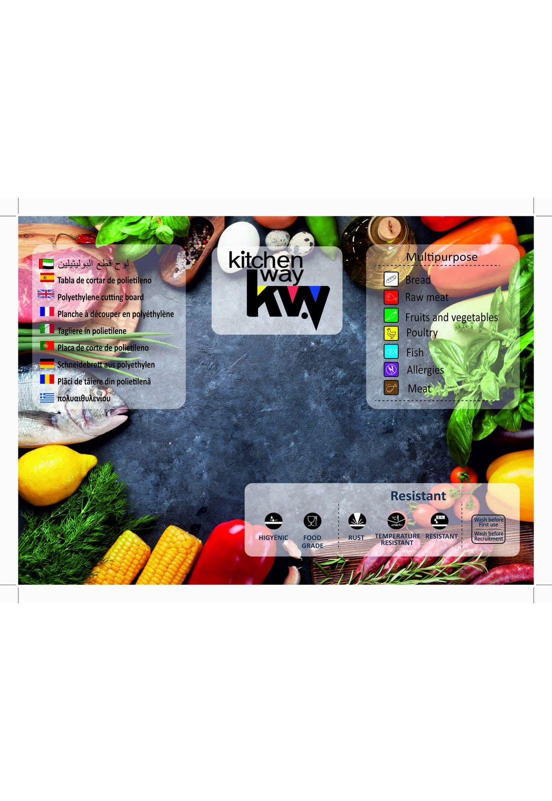 Tabla De Corte Azul 51 X 38 Cm-4