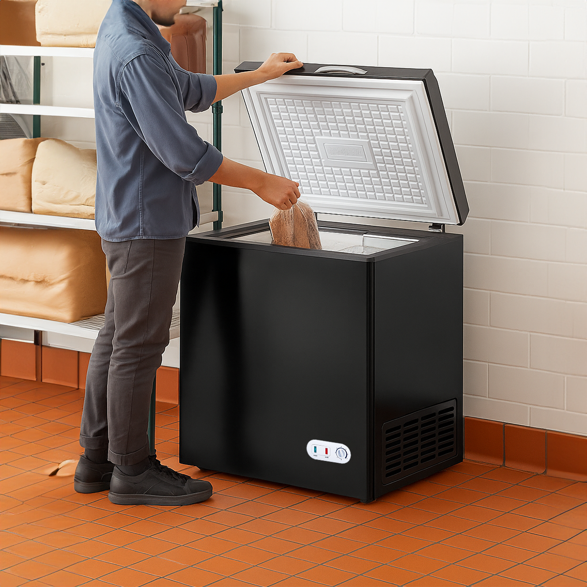 CONSERVADORA / CONGELADORA 215 LTS COLOR NEGRO NORKALT-1