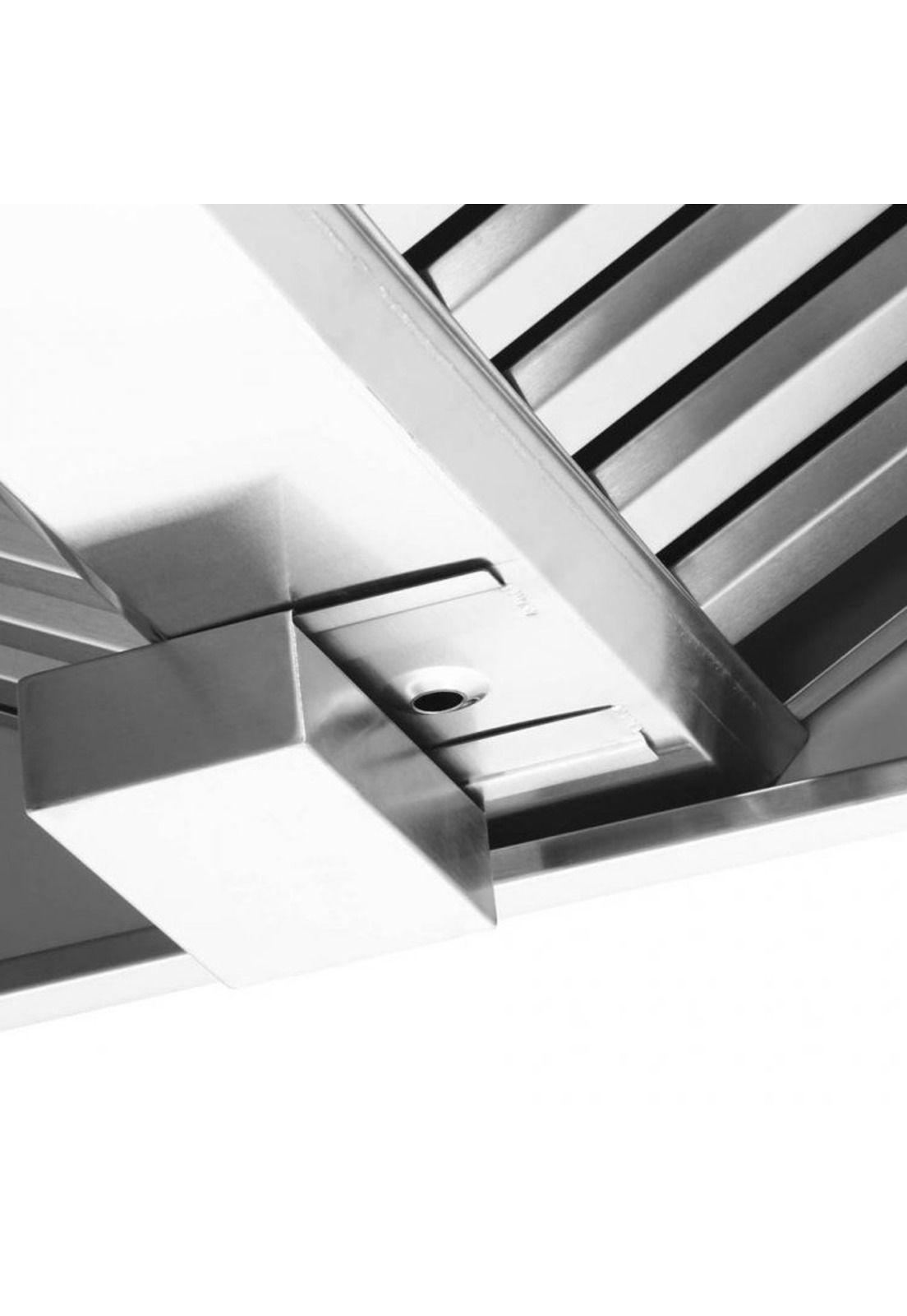 CAMPANA ACERO INOX  HORNOS COMBINADOS  100x130 CM-2