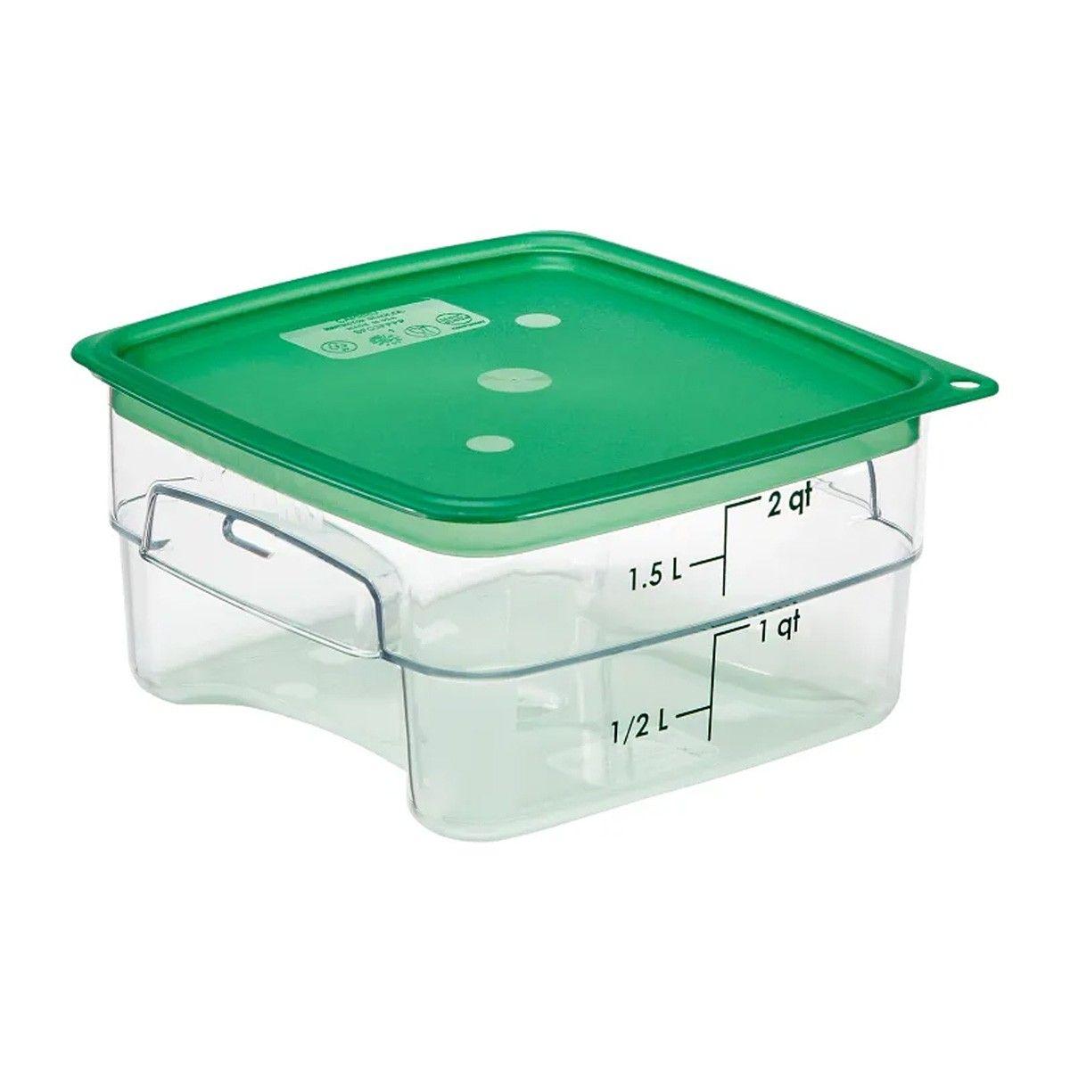 TAPA VERDE RECIPIENTES POLICARBONATO GRADUADOS 2 Y 4 LITROS-2