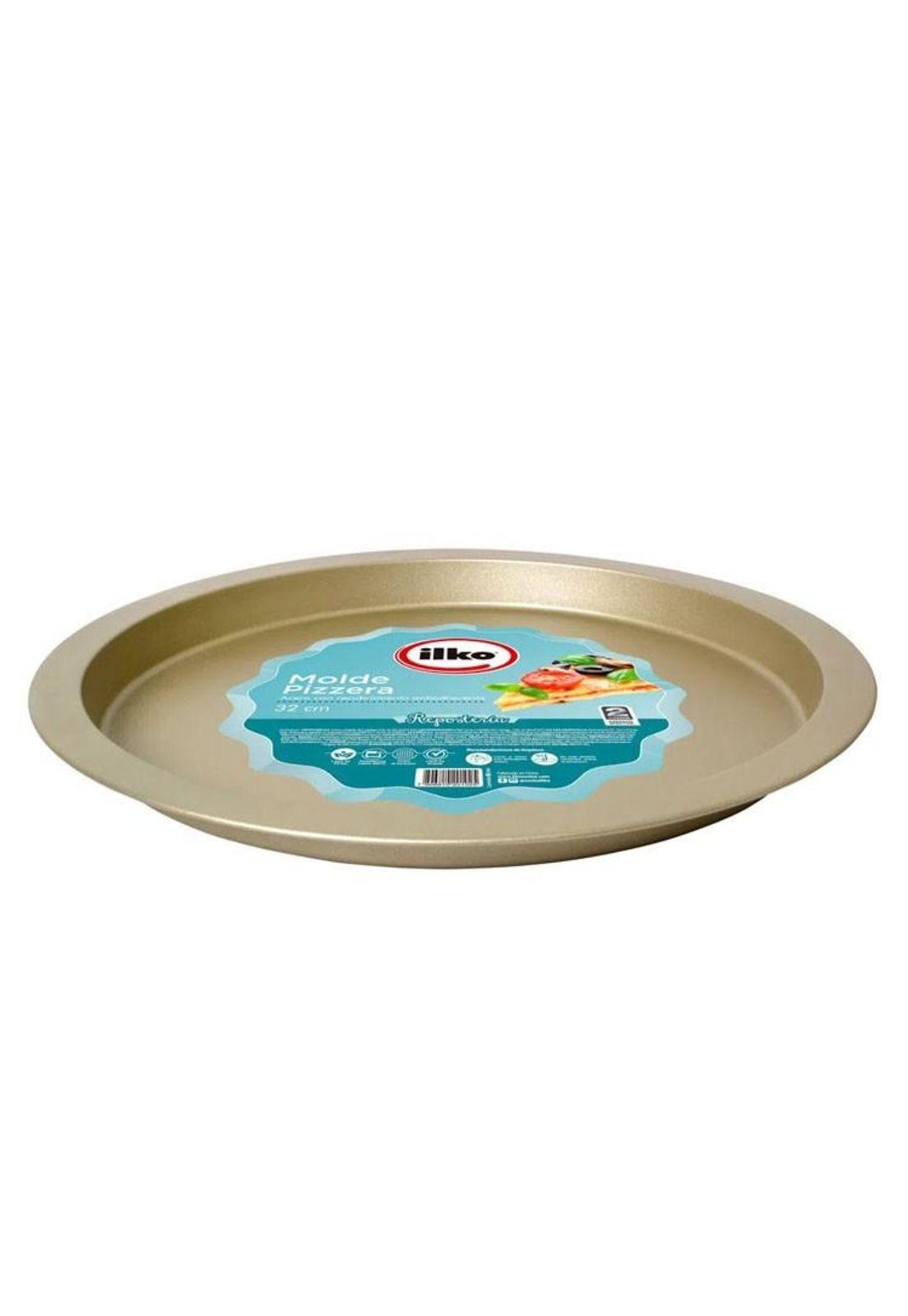 MOLDE PARA PIZZA 32 CM GOLD ILKO-2