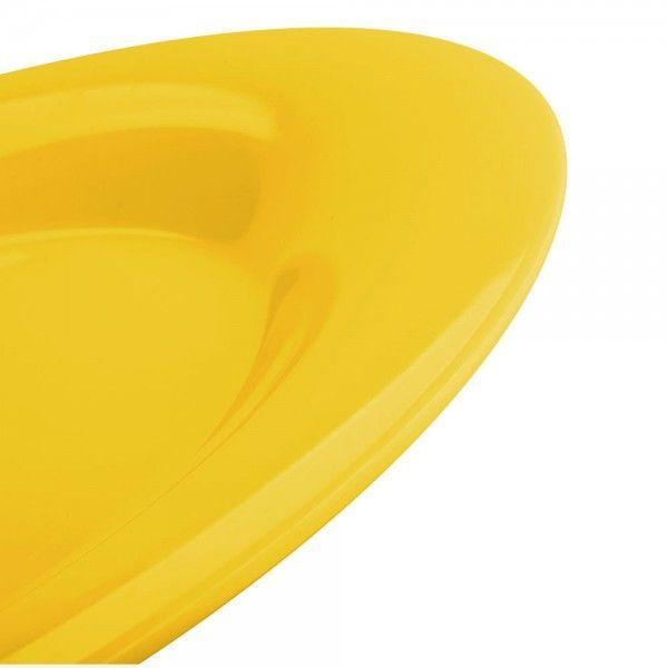 Set De 6 Plato Policarbonato Amarillo 17cm-4