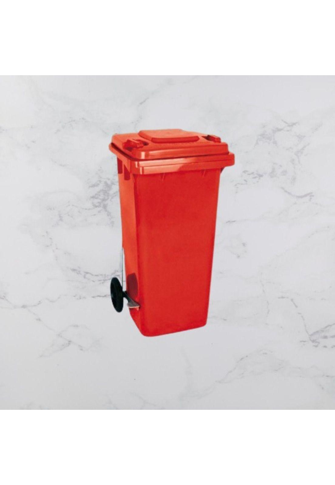 Contenedor Con Pedal Rojo 240 Lts-1