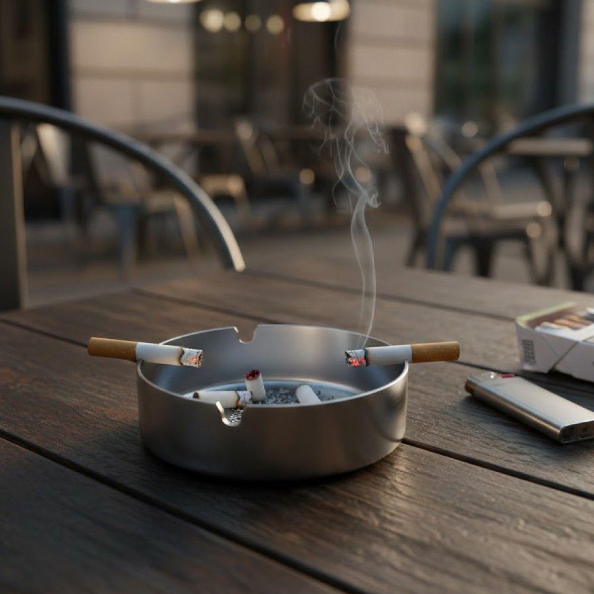 Set De 6 CENICERO ACERO INOX-3