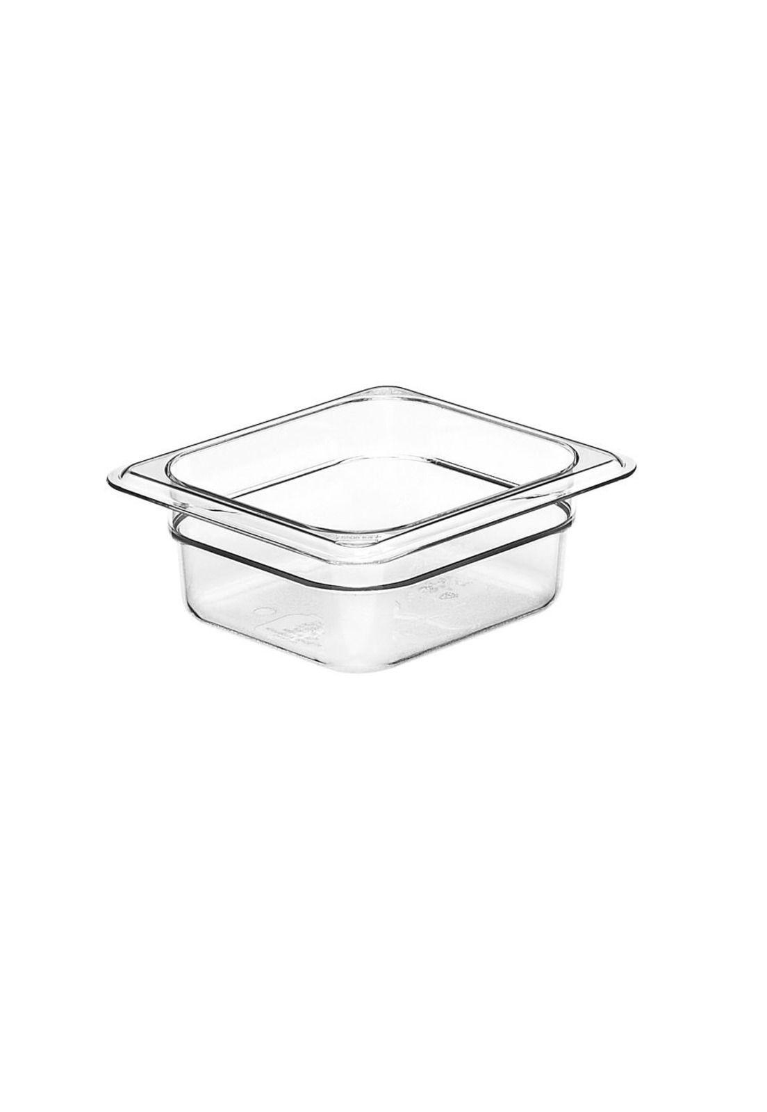 CONTENEDOR POLICARBONATO TRANSP. GN 1/6x6 cms-0