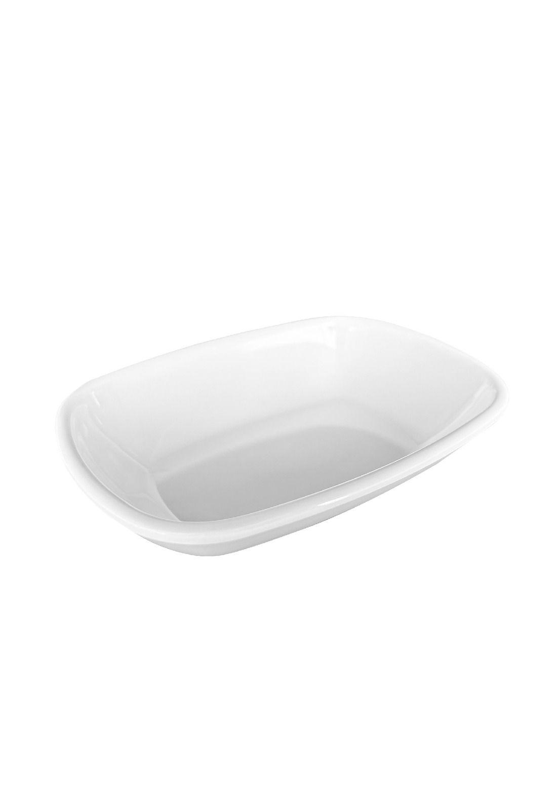 SET DE 6 POCILLOS DE MELAMINA RECTANGULAR BLANCO 14 X 10.5 X 3.3 CM LINEA CLASICA-3