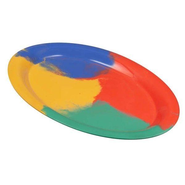 SET 3 PLATO OVALADO MELAMINA CELEBRATION 34 x 26 cm-1