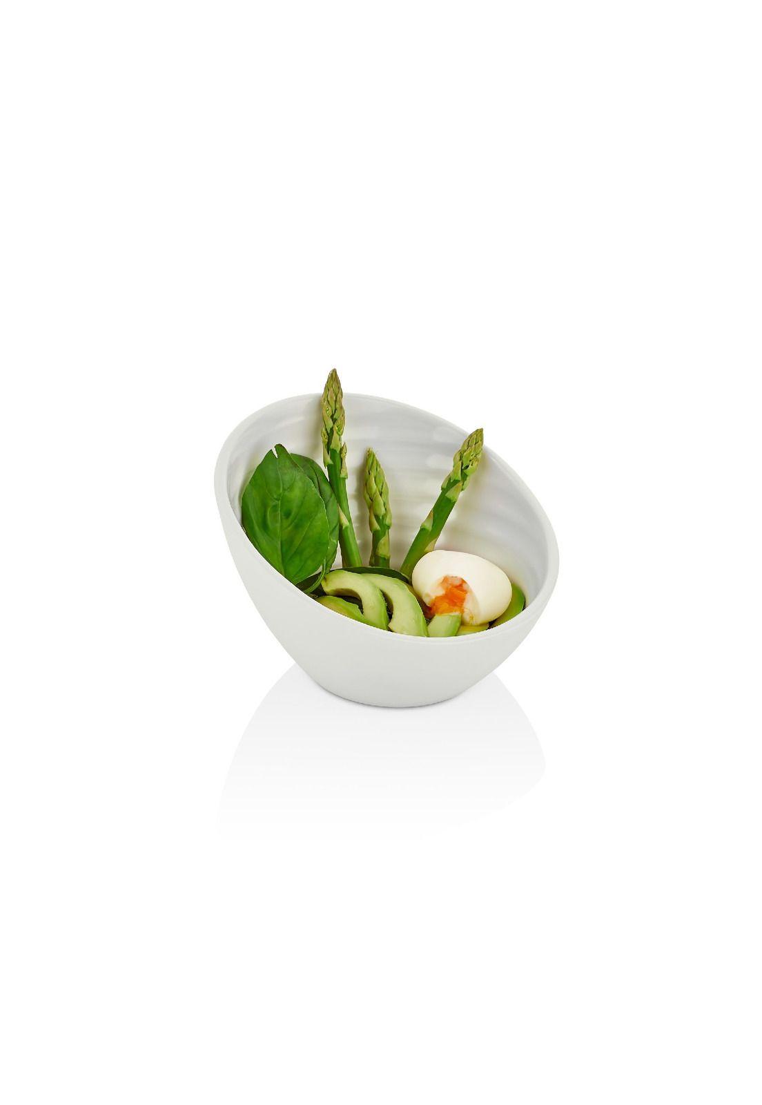 BOWL MELAMINA BORDE CASCADA BLANCO 13.5 X 12.5 CM LINEA TILDA-1