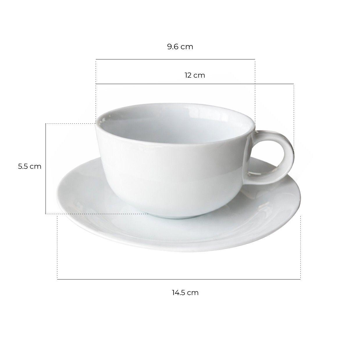SET 6 PLATO Y TAZA TE PORCELANA 220 ML LÍNEA PADUA-4