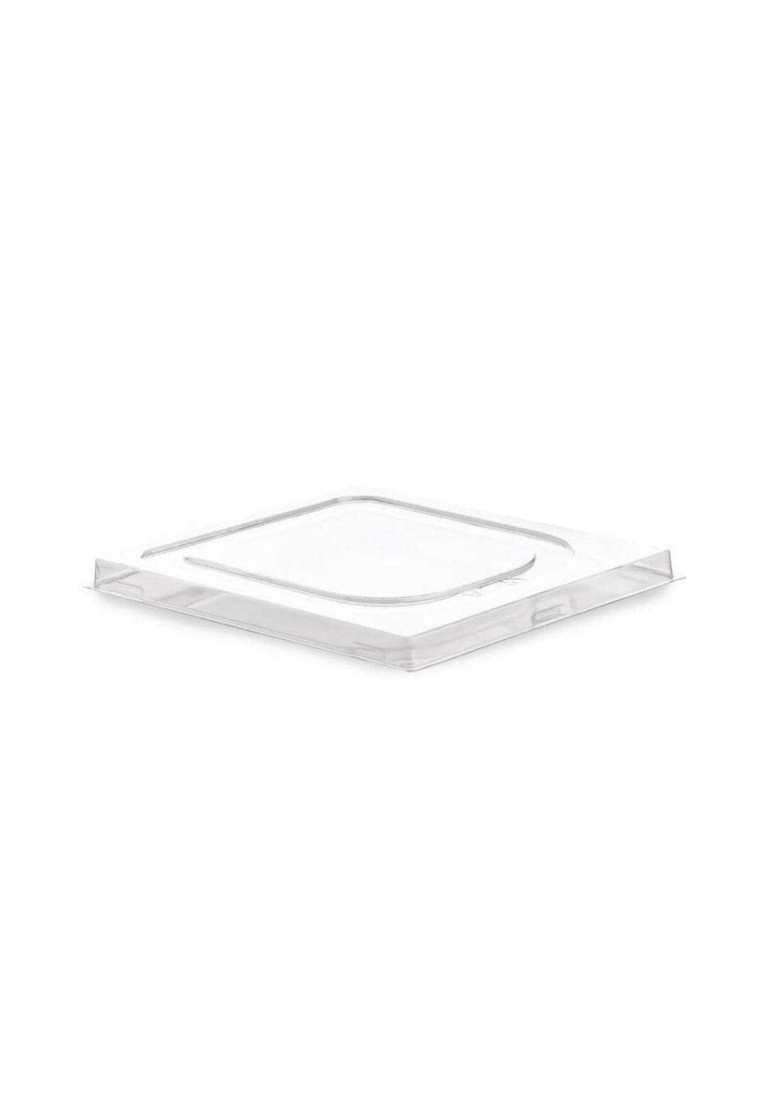 Set De 168 TAPA PLANA R-PET TRANSPARENTE 18.2X17.2-0