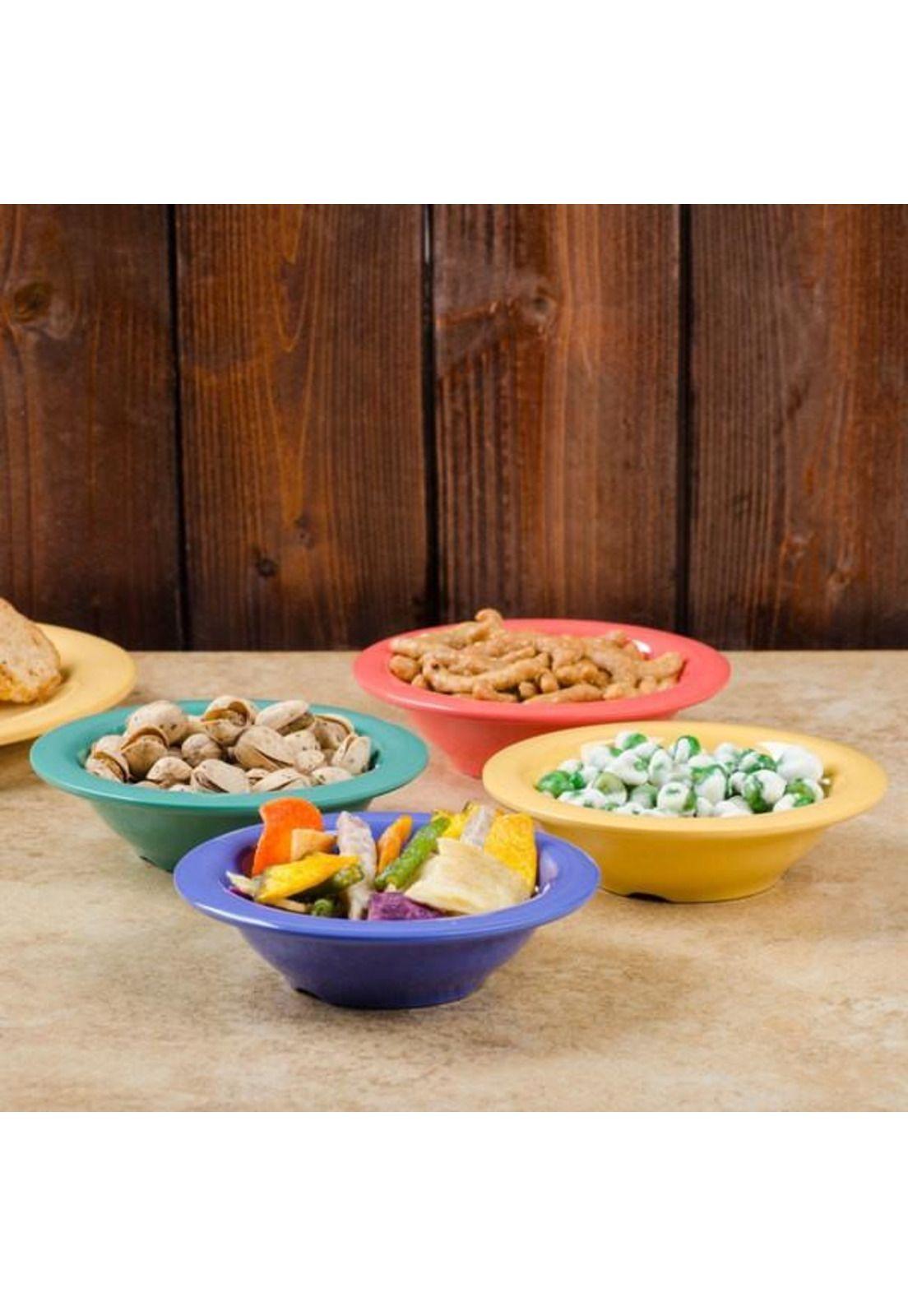 Set De 6 POCILLOS ROJOS MELAMINA 12x3 cm-2