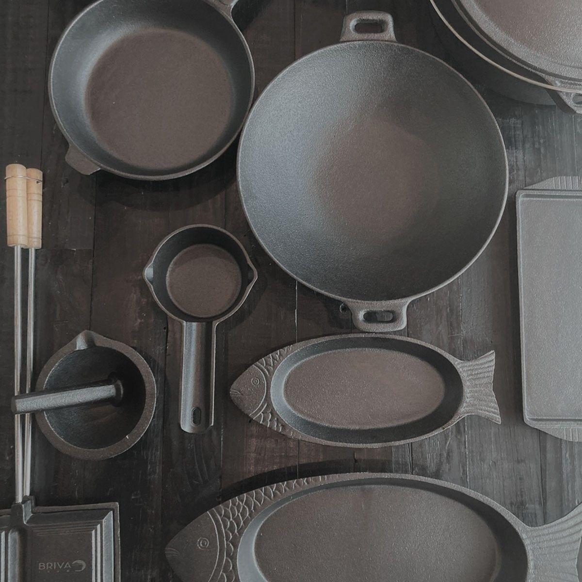 OLLA DE HIERRO 8 LITROS 36X13CM BRIVA-8