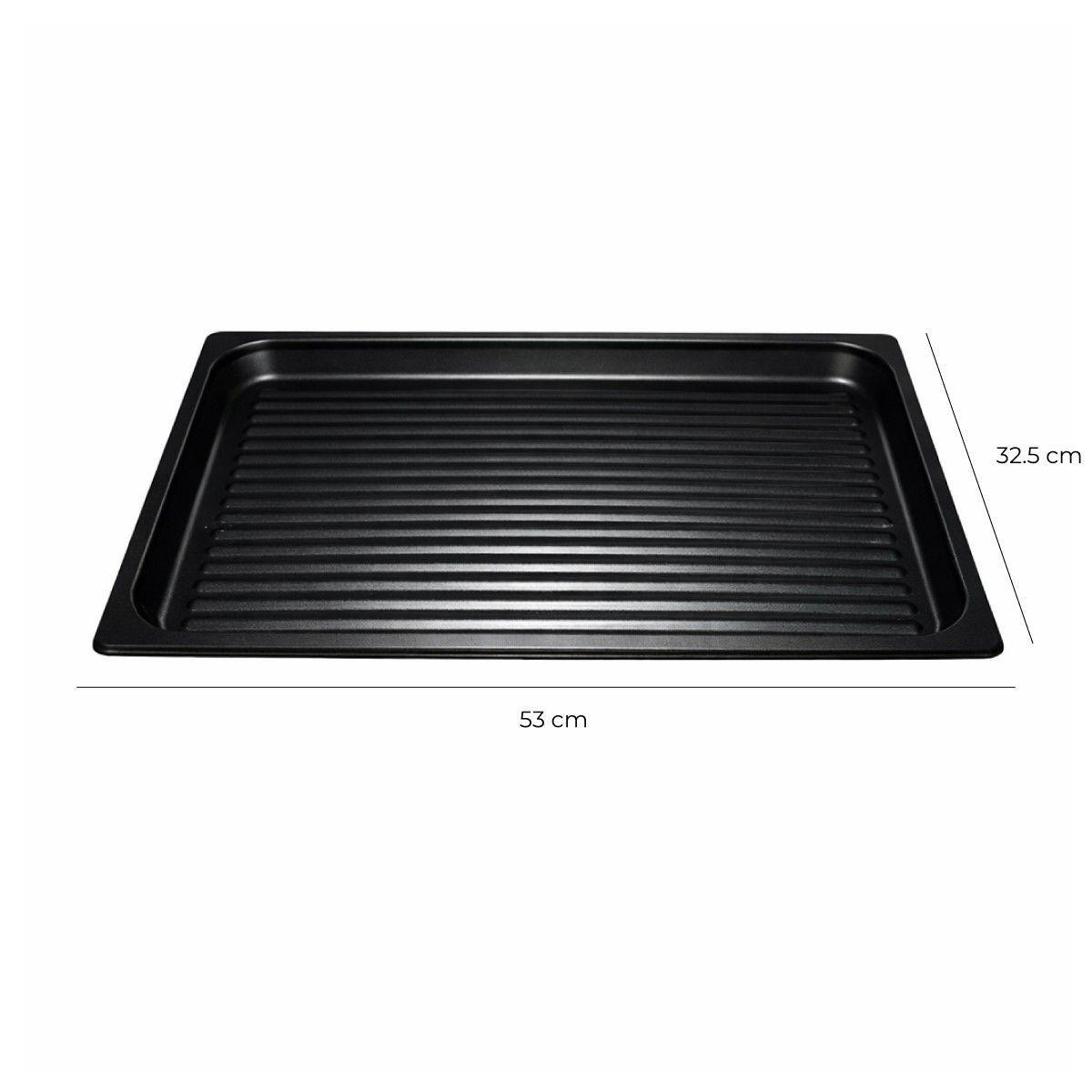 BANDEJA ANTIADHERENTE GRILLADORA GN 1/1-2
